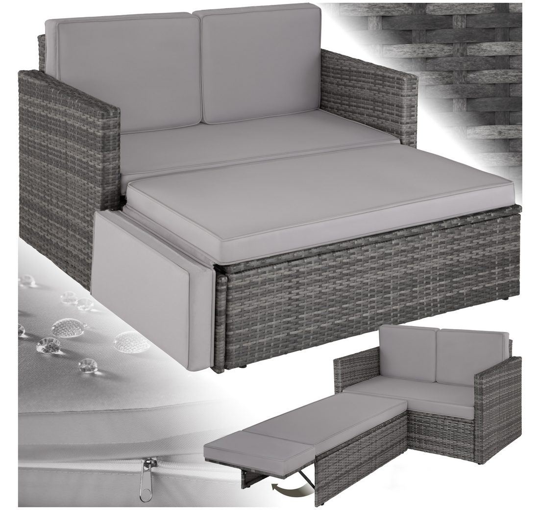 Tectake Loungeset Rattan Lounge