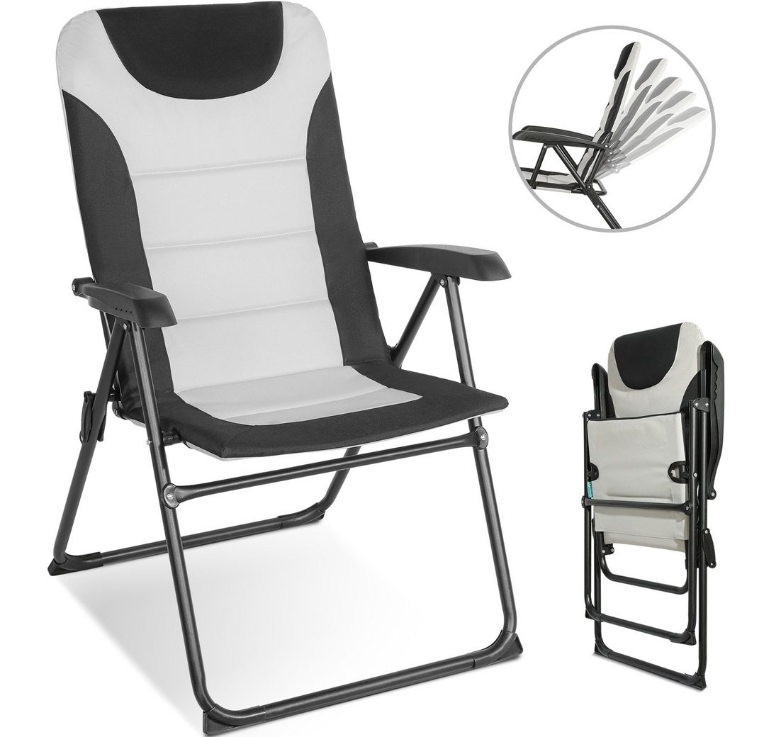 HOMECALL Campingstuhl Gartenstuhl Anglerstuhl Faltsessel Klappstuhl für Wohnwagen Outdoors (1 St)