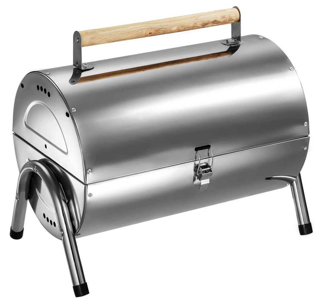 Tectake Holzkohlegrill Klappgrill
