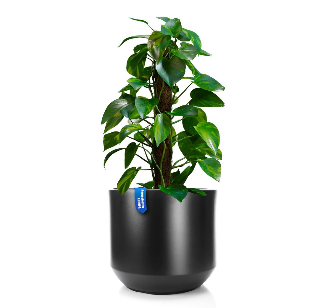 BigDean Blumentopf Pflanzkübel Style ø 40 cm anthrazit wetterfester Blumenkübel