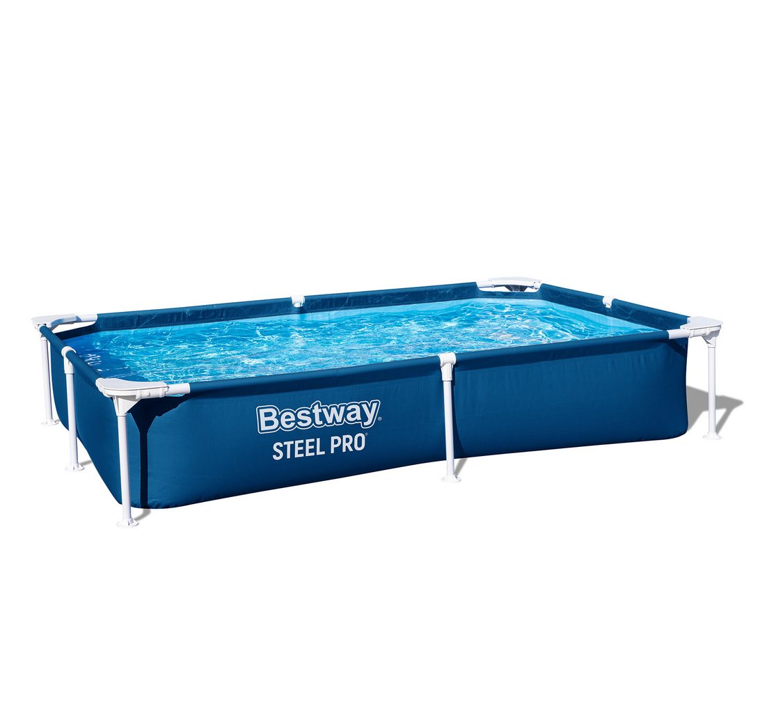 Bestway Framepool Steel Pro™ Frame Pool ohne Pumpe 221 x 150 x 43 cm