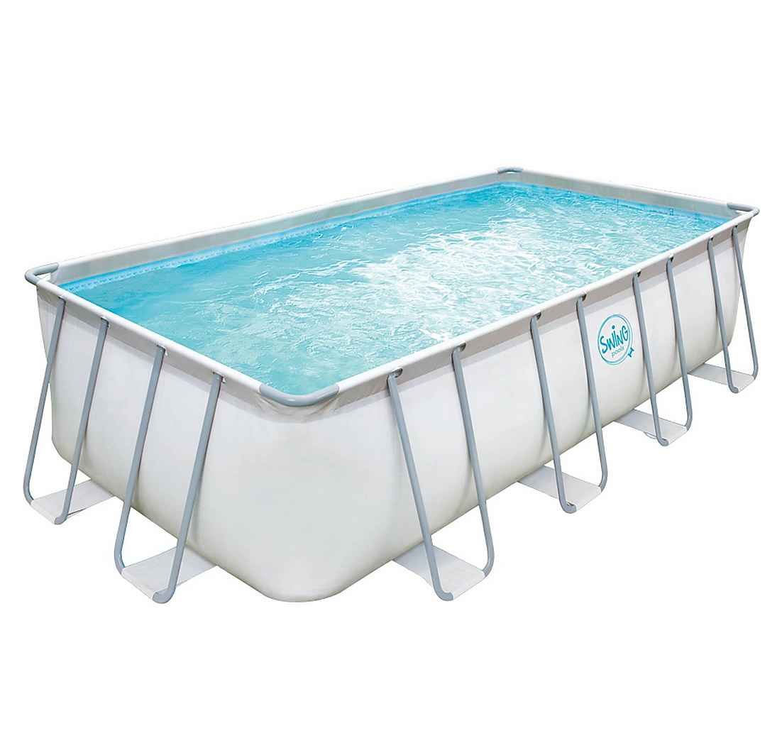 PolyGroup Framepool Polygroup Summer Waves Elite Frame Pool hellgrau r (Beckenset)