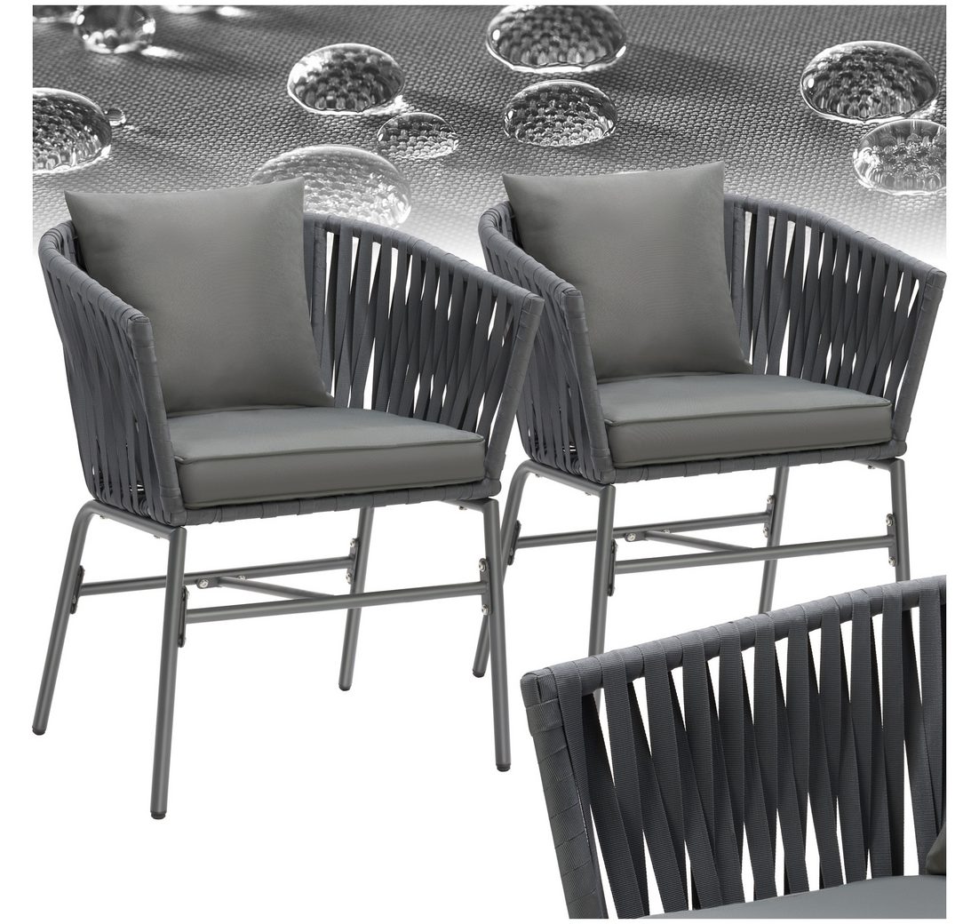 Tectake Gartenstuhl Stuhlset (Set