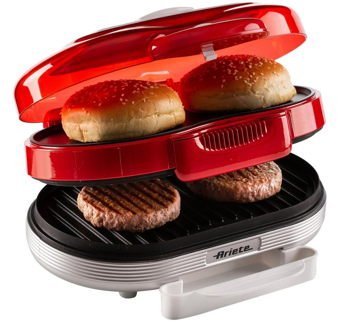 Ariete Kontaktgrill 0205R Party Time Hambuger Maker