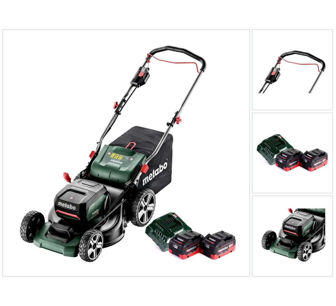 metabo Akkurasenmäher RM 36-18 LTX BL 46 Akku Rasenmäher 36 V (2x 18 V) 46 cm Brushless +