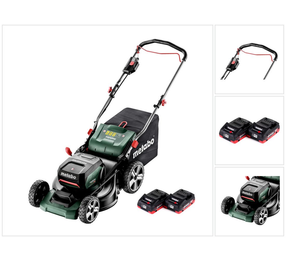metabo Akkurasenmäher RM 36-18 LTX BL 46 Akku Rasenmäher 36 V (2x 18 V) 46 cm Brushless +