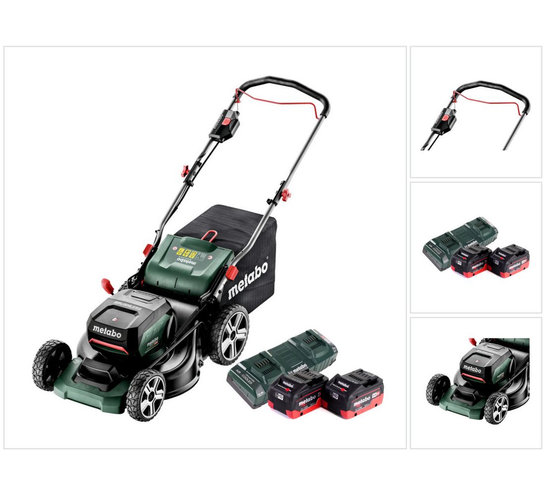 metabo Akkurasenmäher RM 36-18 LTX BL 46 Akku Rasenmäher 36 V (2x 18 V) 46 cm Brushless +